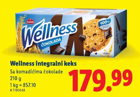 Wellness integralni keks