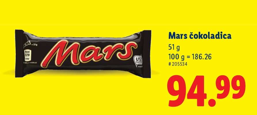 Mars čokoladica