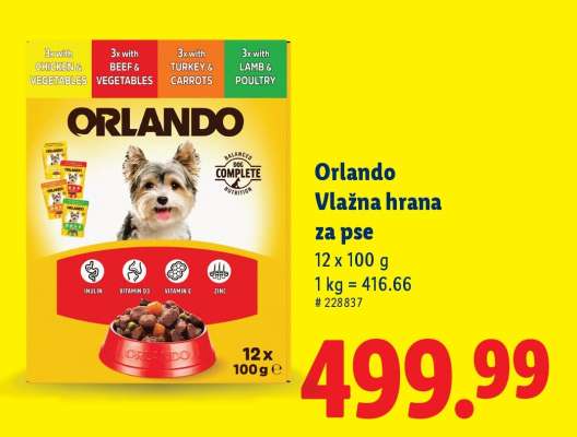 Orlando Vlažna hrana za pse