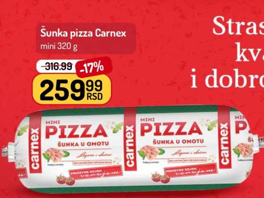 Šunka pizza Carnex