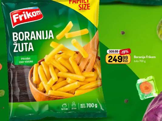 Boranija Frikom žuta 700 g