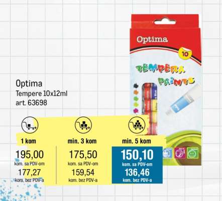 Optima Tempere 10x12ml