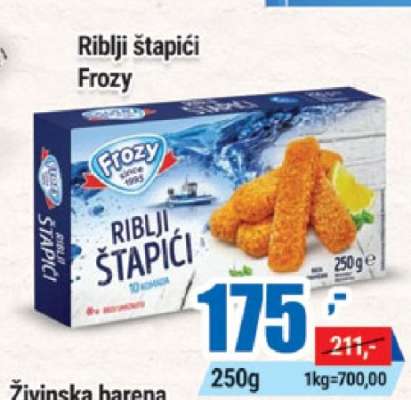 Riblji štapići Frozy