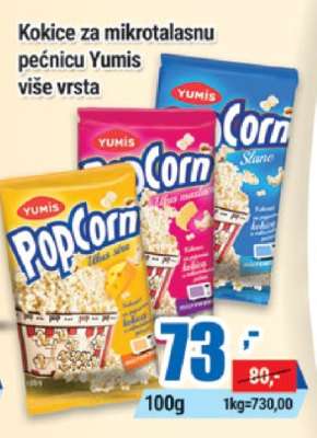 Kokice za mikrotalasnu pećnicu Yumis