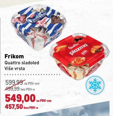 Frikom Quattro sladoled