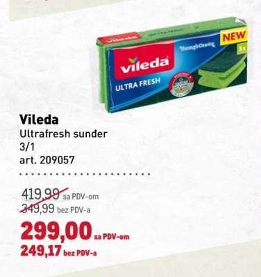 Vileda Ultrafresh sunder 3/1