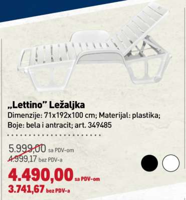 „LETTINO” LEŽALJKA