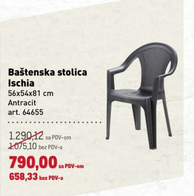 Baštenska stolica Ischia