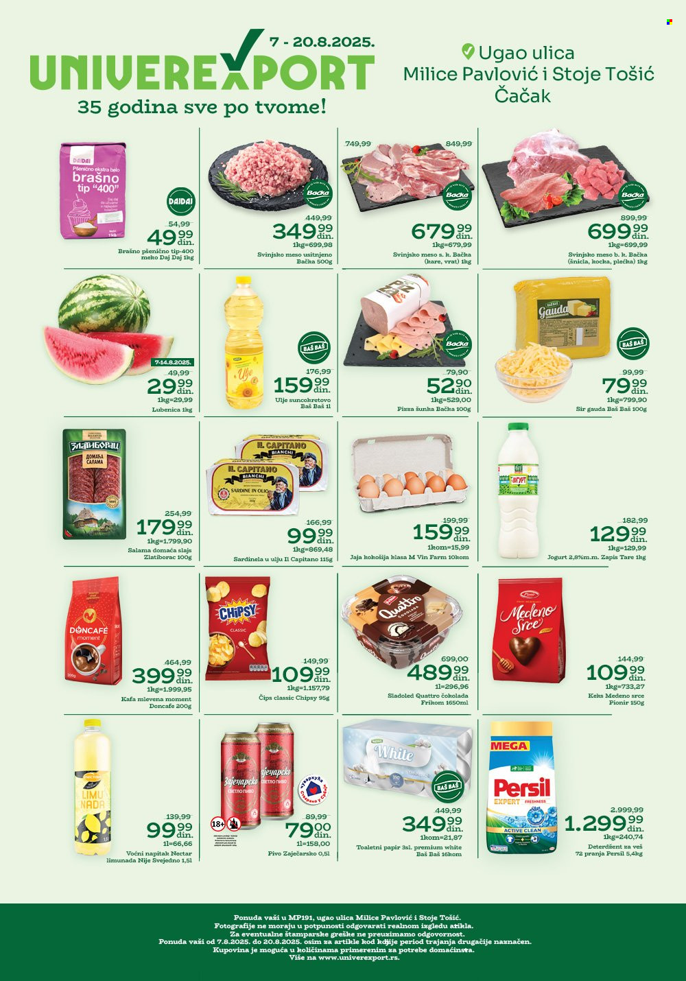 Univerexport katalog - 07.08.2025 - 20.08.2025. Stranica 1