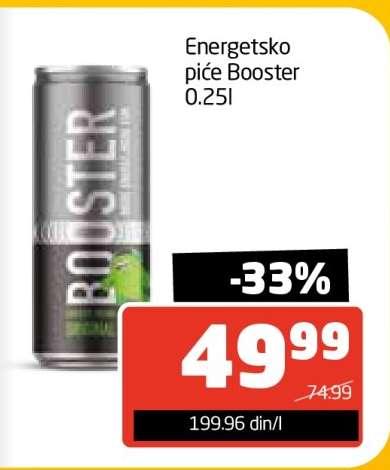 Energetsko piće Booster 0,25l
