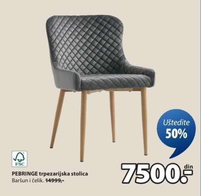 PEBRINGE TRPEZARIJSKA STOLICA