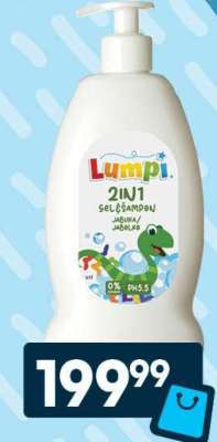 Lumpi 2in1 gel & šampon jablko/jabłko