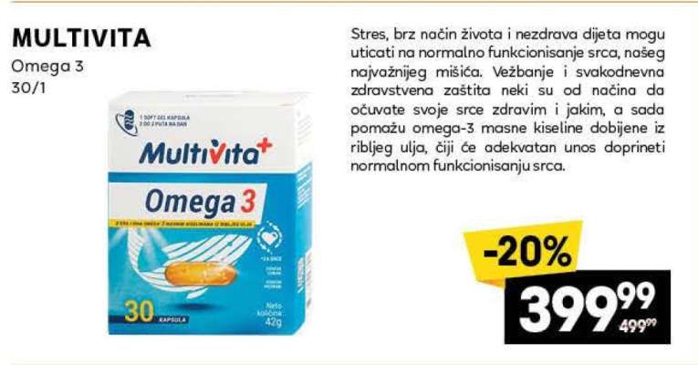 MULTIVITA Omega 3 30/1