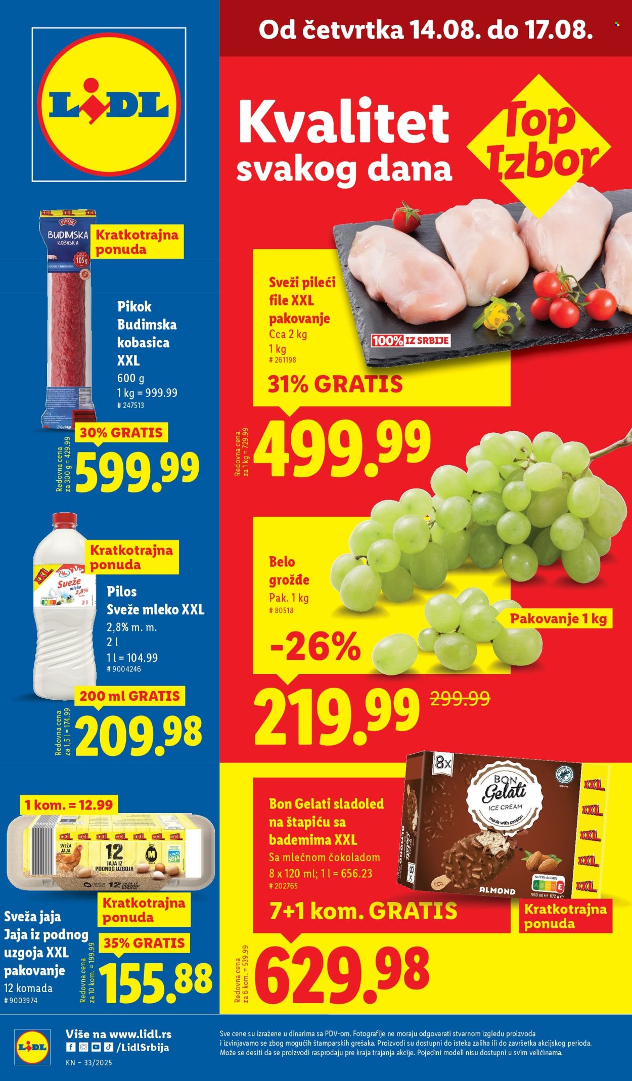 Lidl katalog - 14.08.2025 - 20.08.2025. Stranica 1