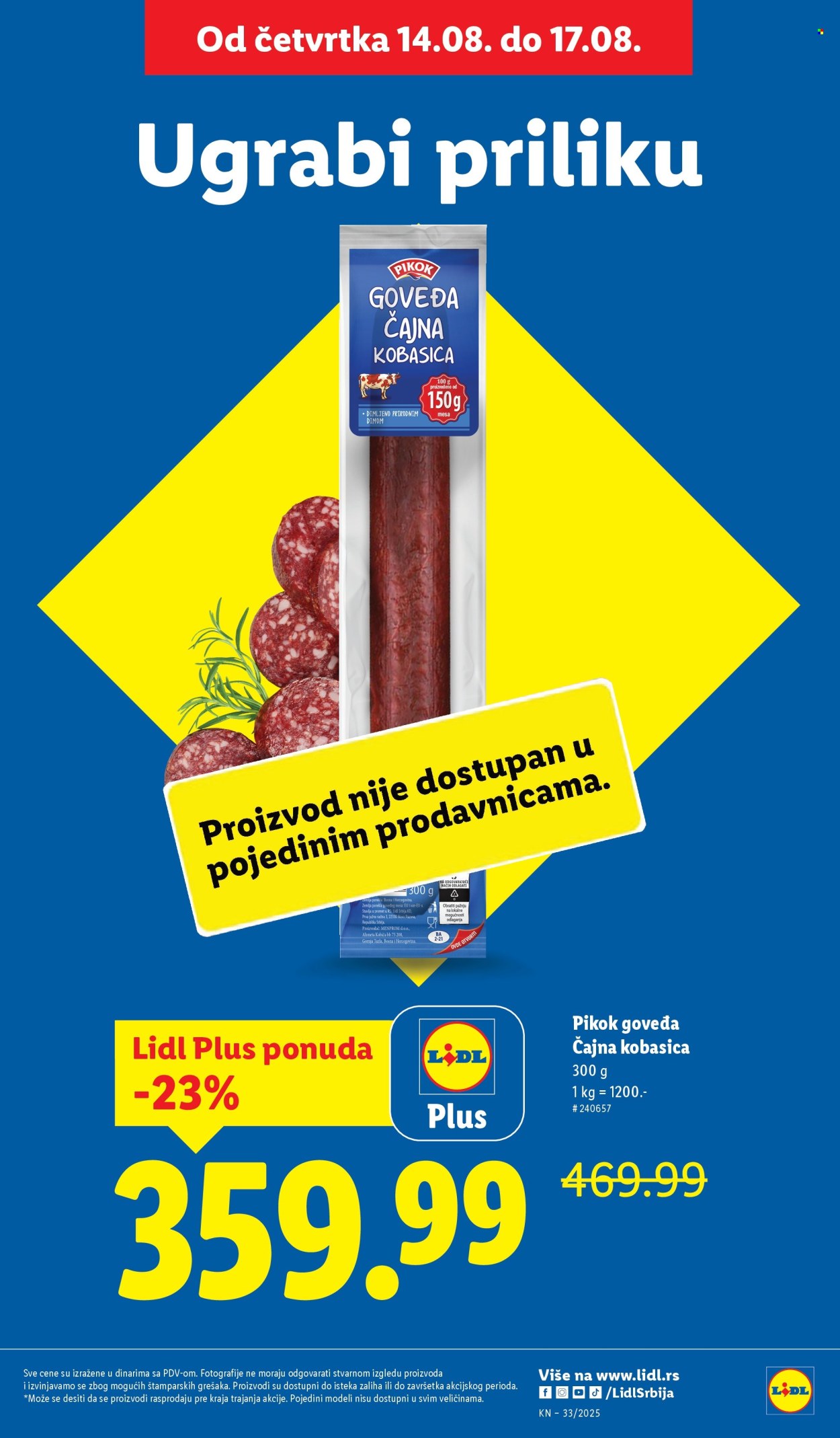 Lidl katalog - 14.08.2025 - 20.08.2025. Stranica 3