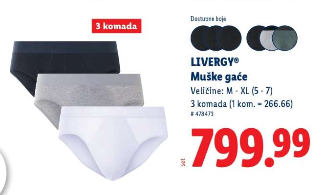 LIVERGY® Muške gaće