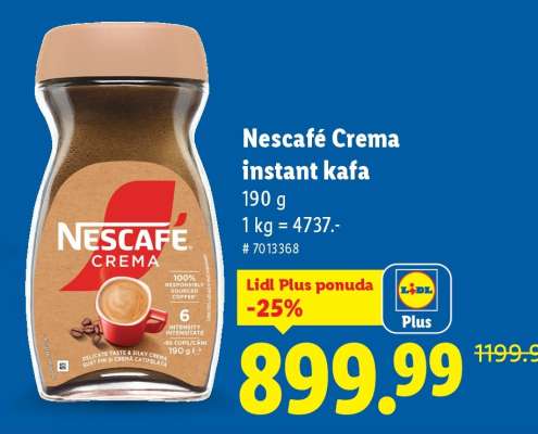 Nescafé Crema instant kafa