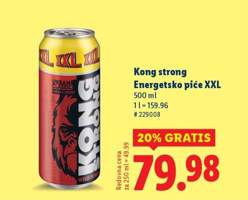 Kong Strong Energetsko piće XXL