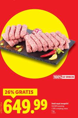Sveži royal ćevapčići