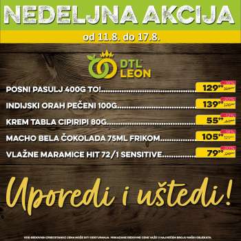 Leon Diskont katalog - 11.08.2025 - 17.08.2025.