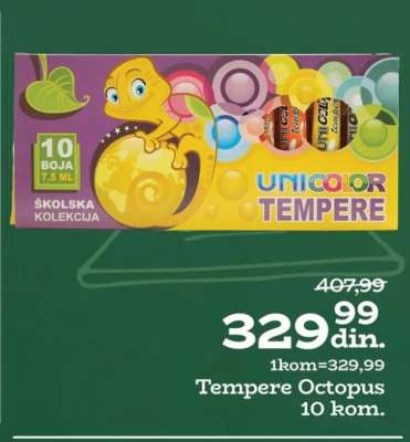 Tempere Octopus 10 kom.