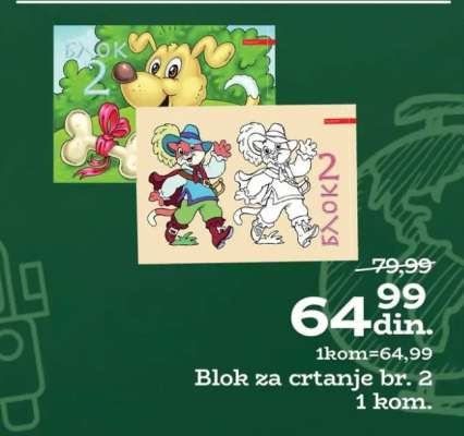 Blok za crtanje br. 2