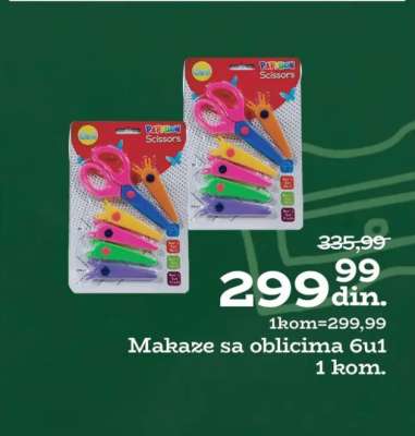 Makaze sa oblicima 6u1