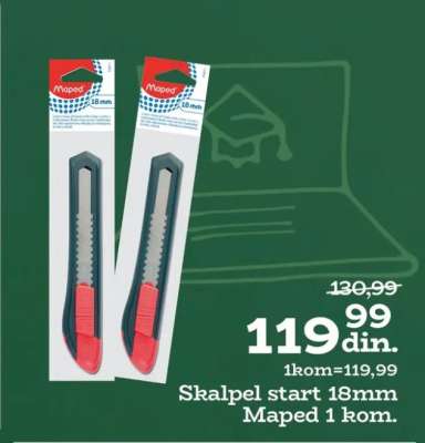 Skalpel start 18mm