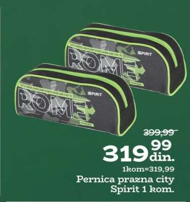 Pernica prazna city Spirit 1 kom.