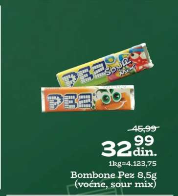 Bombone Pez 8,5g
