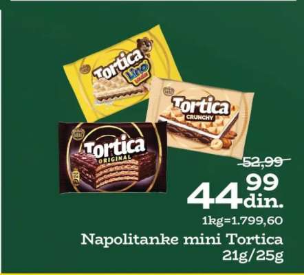 Napolitanke mini Tortica