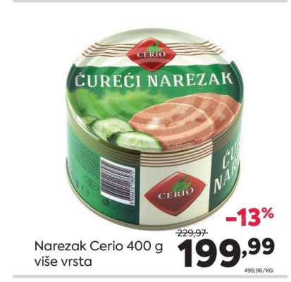 Narezak Cerio 400 g
