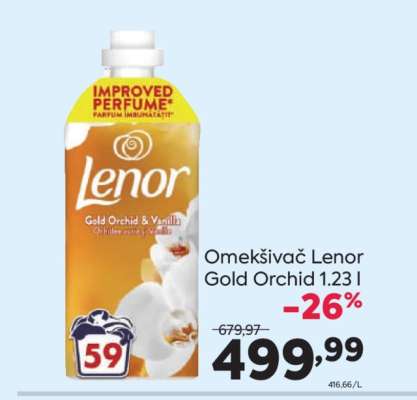 Omekšivač Lenor Gold Orchid 1.23 l
