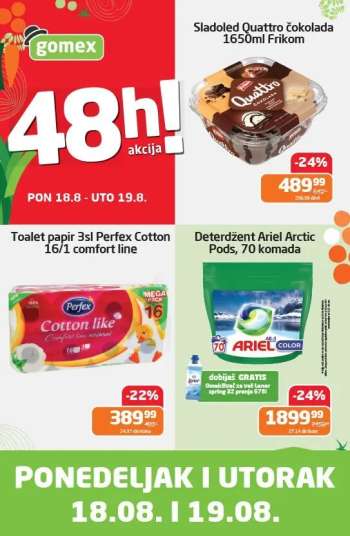 Gomex katalog - 18.08.2025 - 19.08.2025.