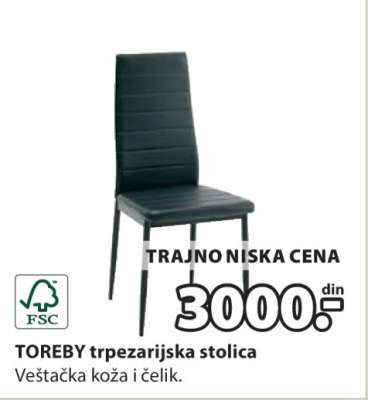 TOREBY TRPEZARIJSKA STOLICA