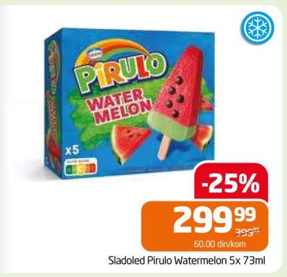 Sladoled Pirulo Watermelon 5x 73ml