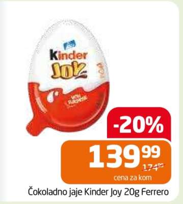 Čokoladno jaje Kinder Joy 20g Ferrero