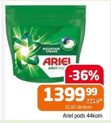 Ariel pods 44kom
