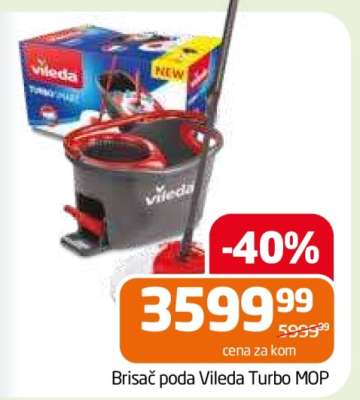 Brisač poda Vileda Turbo MOP