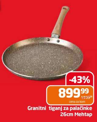 Granitni tiganj za palačinke 26cm Mehtap
