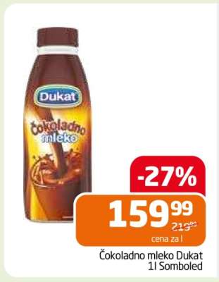 Čokoladno mleko Dukat 1l Somboled