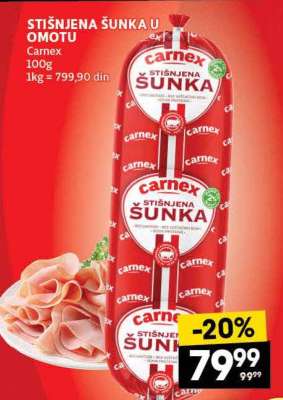Stišnjena šunka u omotu