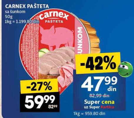CARNEX PAŠTETA