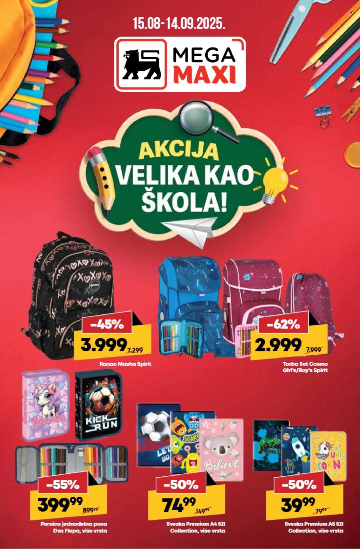 Mega Maxi katalog - 15.08.2025 - 14.09.2025. Stranica 1