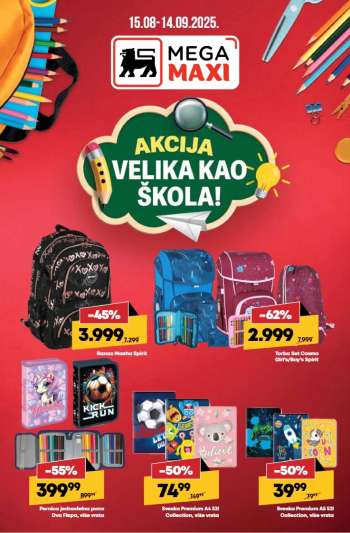 Mega Maxi katalog - 15.08.2025 - 14.09.2025.