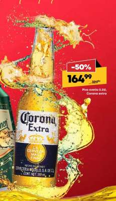 Pivo světlé 0,35l Corona extra