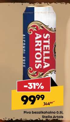 Pivo bezalkoholno 0.5l, Stella Artois