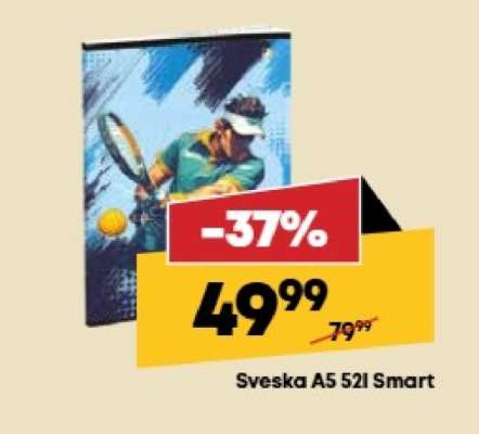 Sveska A5 52l Smart