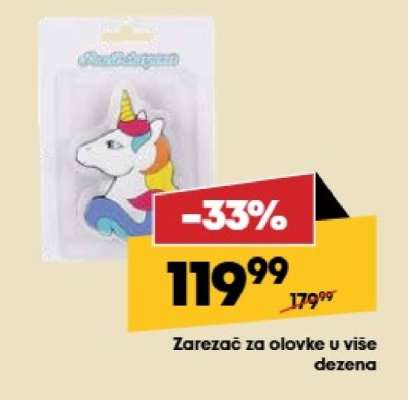 Zarezač za olovke u više dezena