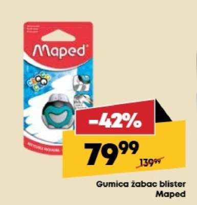Gumica žabac blister Maped